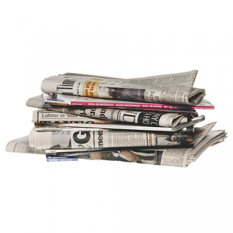 Photo of newspapers 
